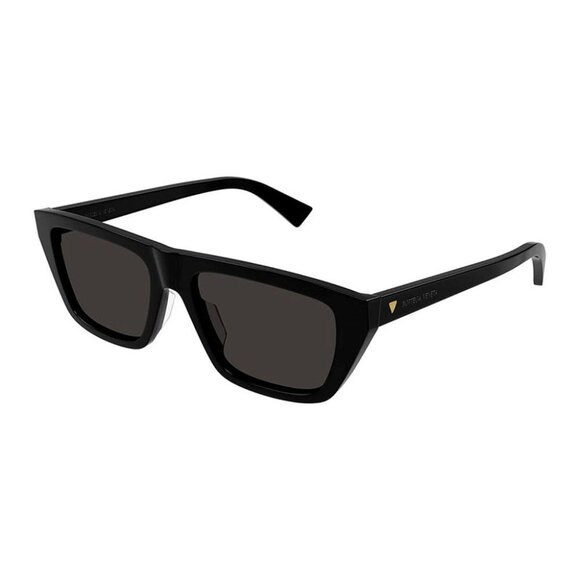 NEW BOTTEGA VENETA BV1291S 001 SUNGLASSES WOMEN BLACK SQUARE EYEWEAR